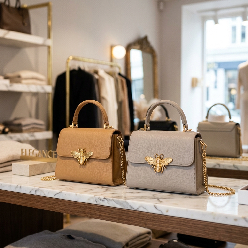 Bee Clasp Handbag