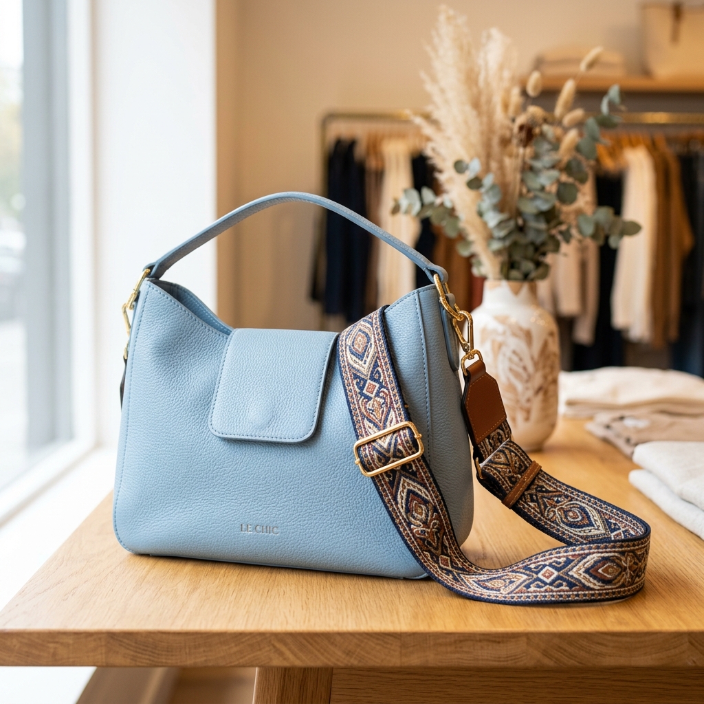 Blue Handbag